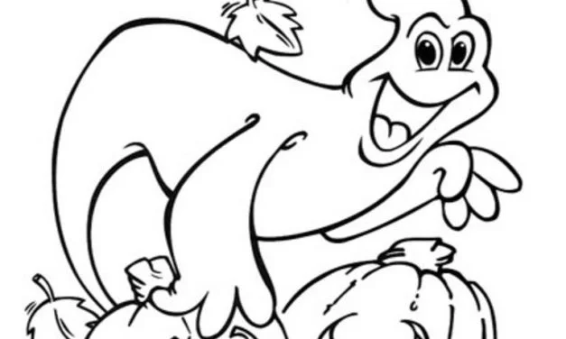 Coloring pages: Ghost