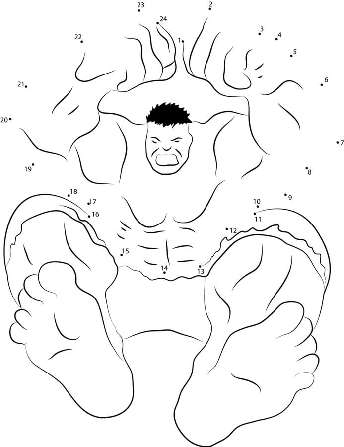 Unir puntos: Hulk 8