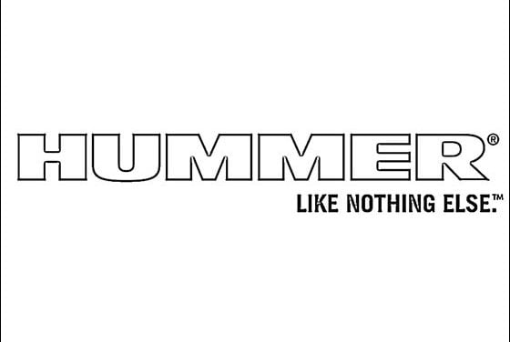 Coloring pages: Hummer – logo