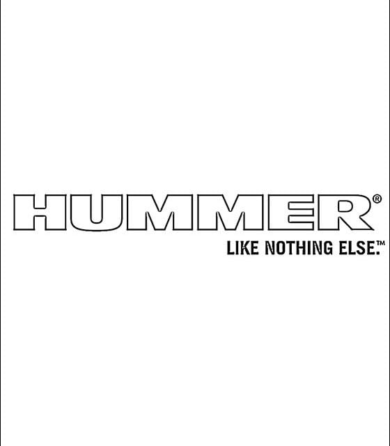 Coloring pages: Hummer – logo