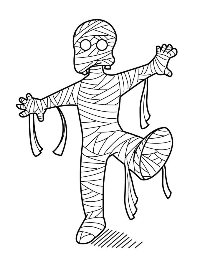 Coloring pages: Mummy