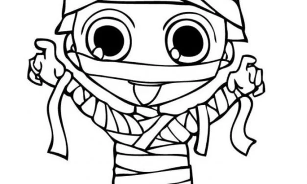 Coloring pages: Mummy