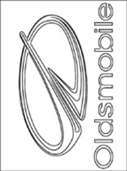 Dibujos para colorear: Oldsmobile – logotipo