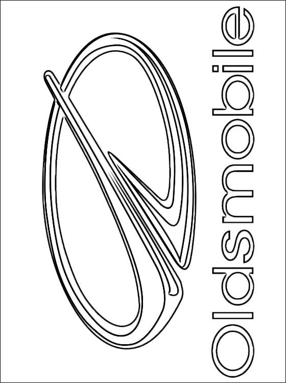 Dibujos para colorear: Oldsmobile - logotipo