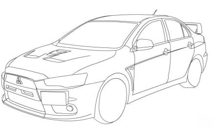 Coloring pages: Racing cars