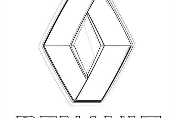 Coloriages: Renault – logotype