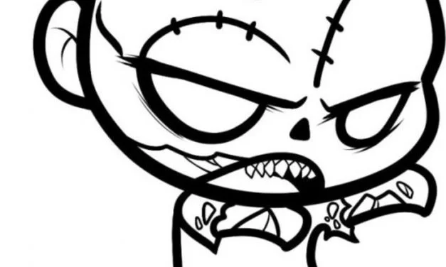 Coloring pages: Zombie