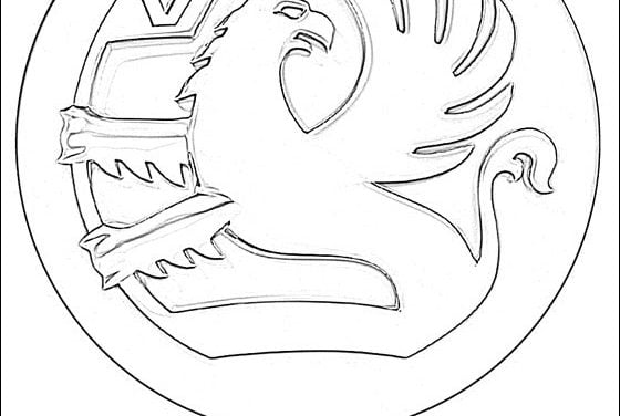 Coloriages: Vauxhall – logotype