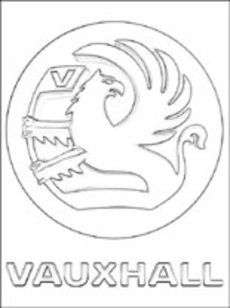 Coloring pages: Vauxhall - logo
