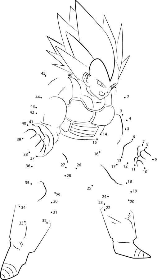 Connect the dots: Vegeta 5