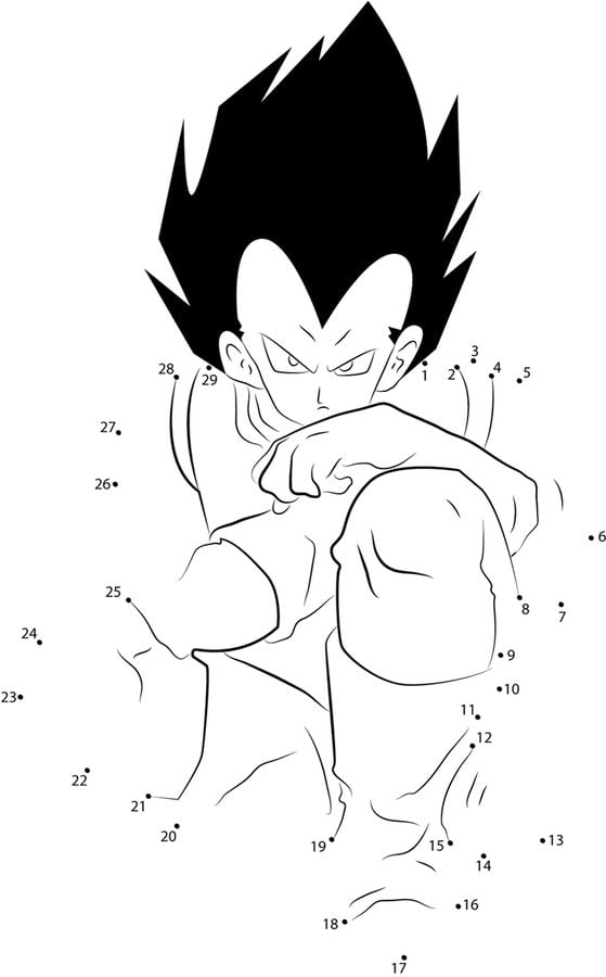 Connect the dots: Vegeta 9