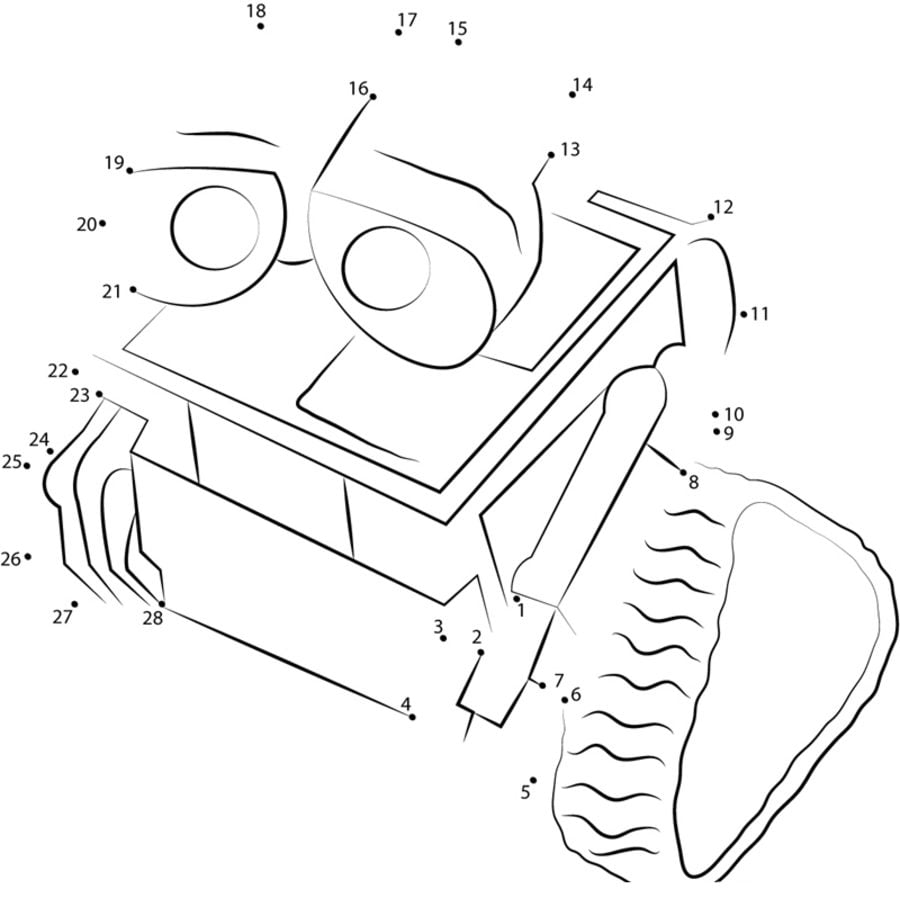 Połącz kropki: WALL-E