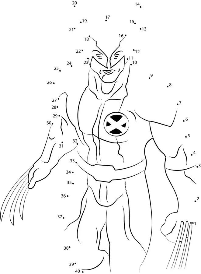 Unir puntos: Wolverine 8