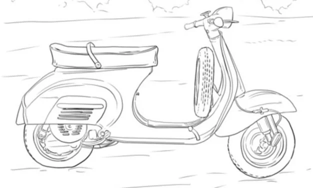 Coloriages: Scooter