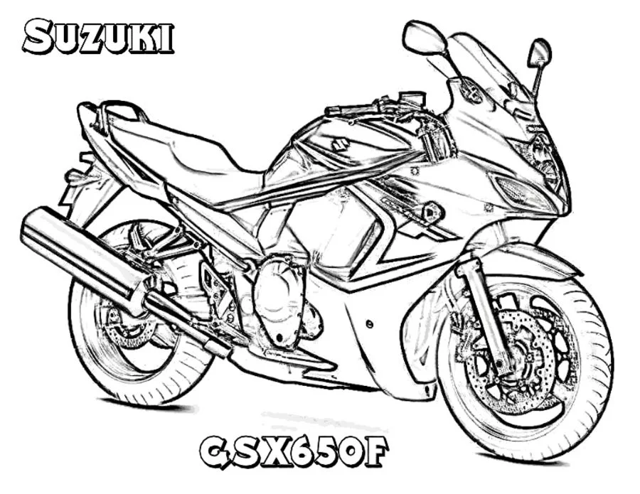 Coloring pages: Suzuki 3