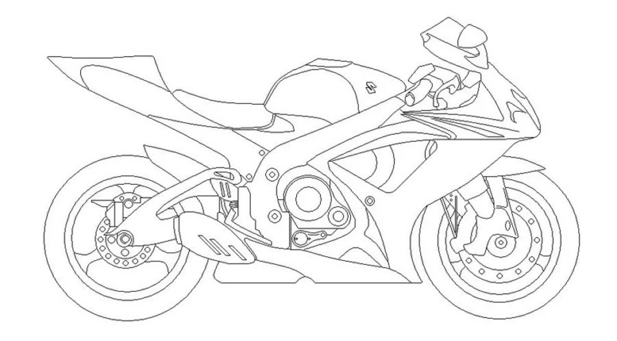 Coloring pages: Suzuki 8