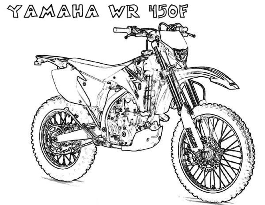 Disegni da colorare: Yamaha 3