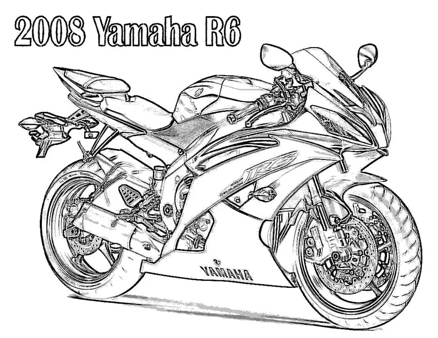 Ausmalbilder: Yamaha 5