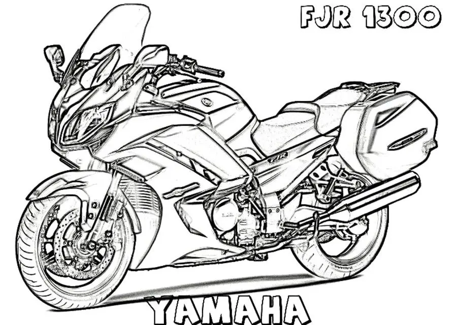 Ausmalbilder: Yamaha