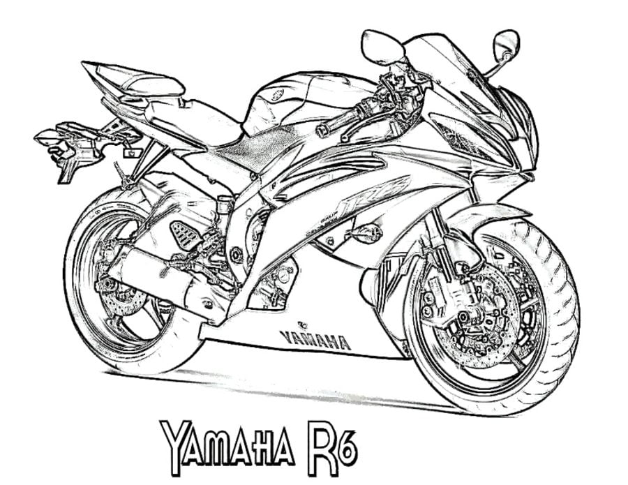 Ausmalbilder: Yamaha