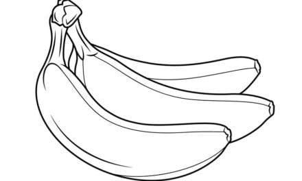 Dibujos para colorear: Plátano