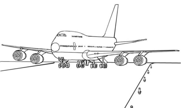 Dibujos para colorear: Boeing