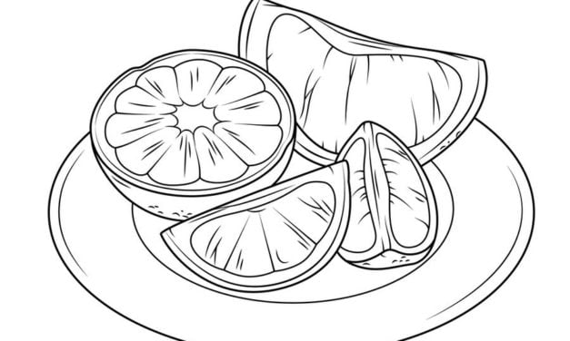 Coloring pages: Citrus