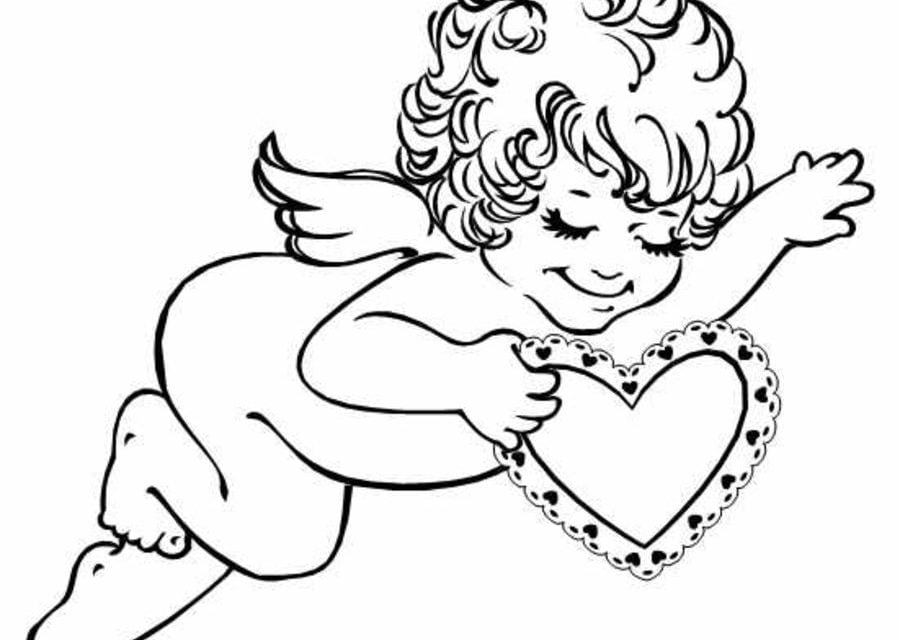 Coloring pages: Cupid