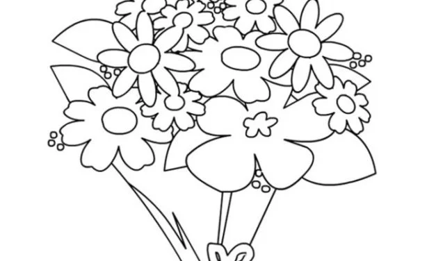 Coloring pages: Mother’s Day flowers