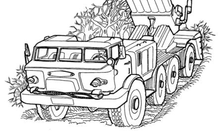 Disegni da colorare: Camion dell’esercito