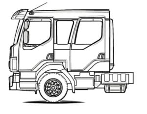 Coloring pages: Big trucks, printable for kids &amp; adults, free