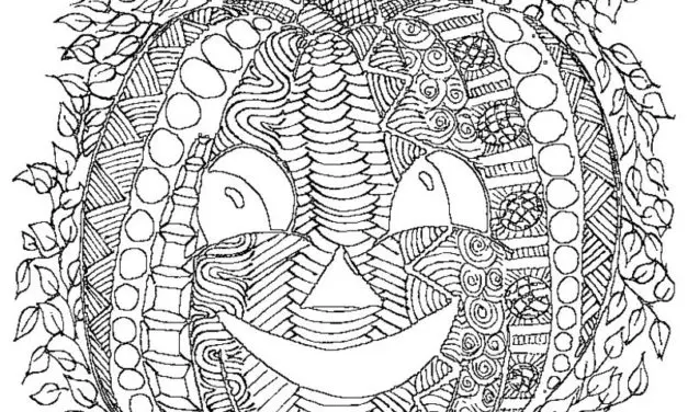 Coloring pages for adults: Halloween