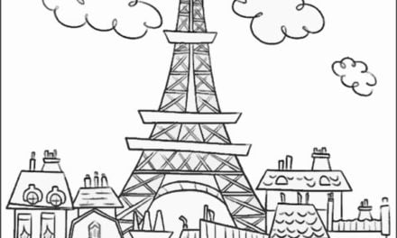 Kolorowanki dla dorosłych: Paryż