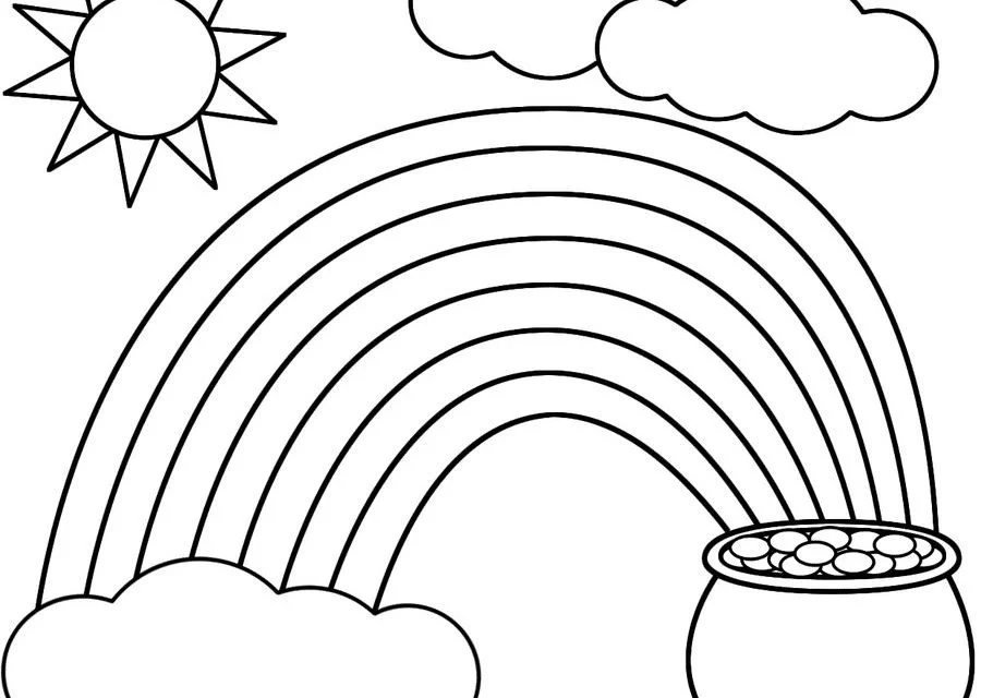 Coloring pages: Rainbow
