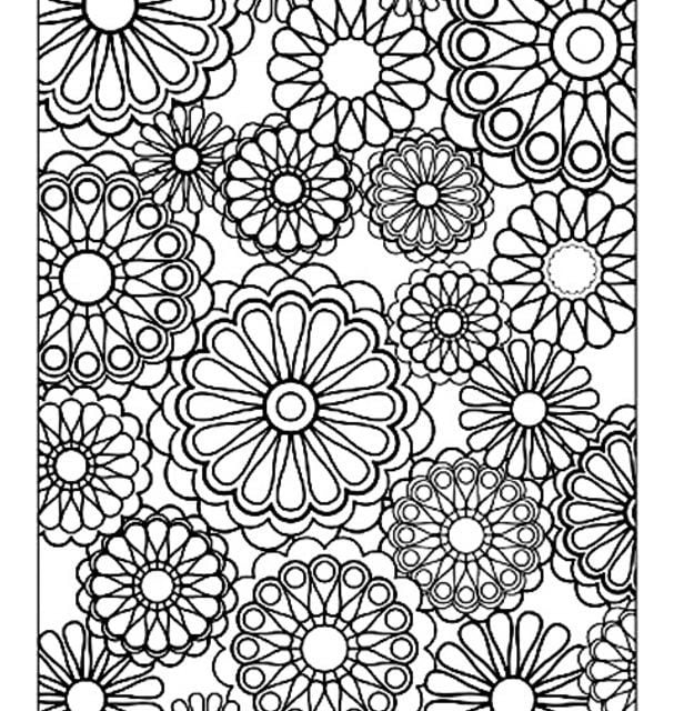Coloring pages for adults: Plants