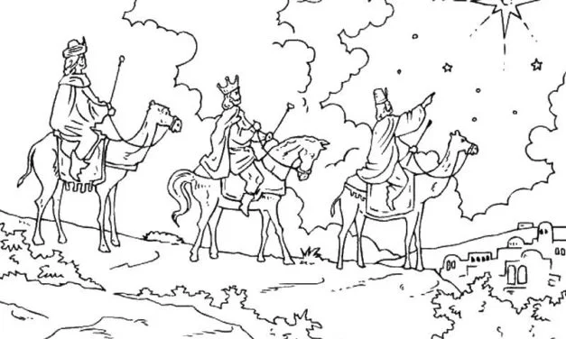 Coloring pages for adults: Epiphany