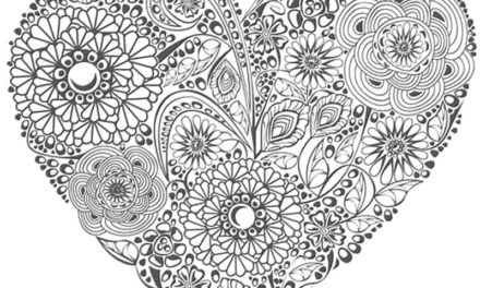 Coloring pages for adults: Valentine’s Day