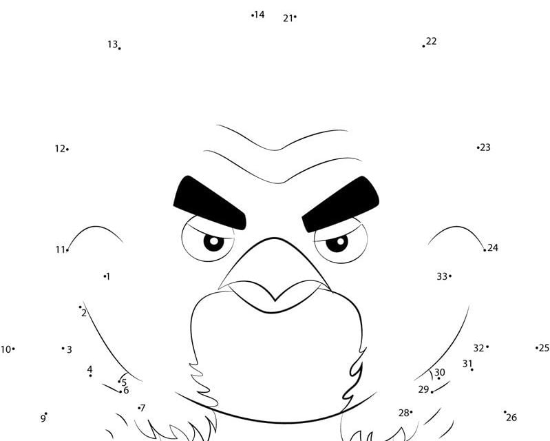 Relier les points: Angry Birds