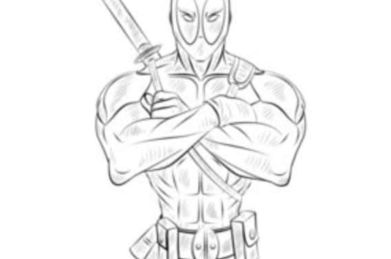 How to draw: Deadpool