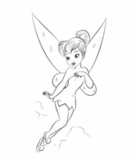 How to draw: Tinker Bell