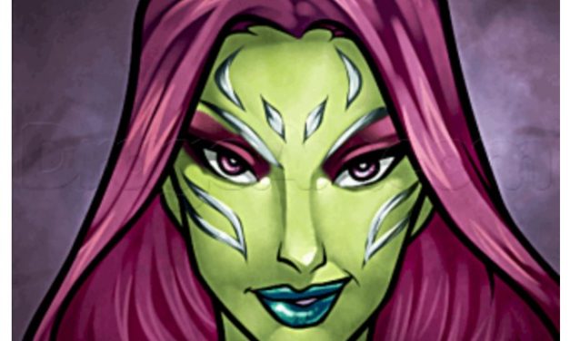 How to draw: Gamora