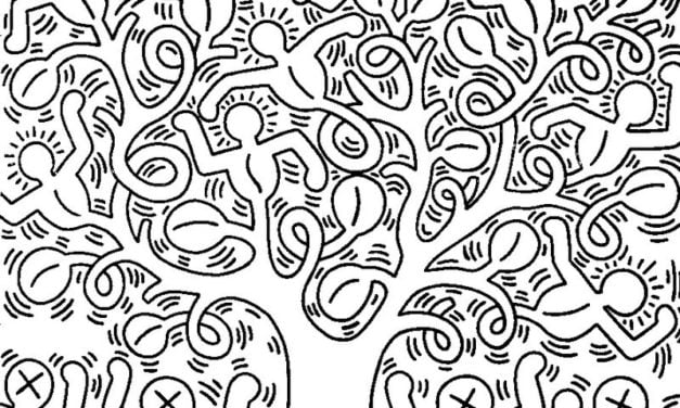 Coloriages pour adultes: Keith Haring