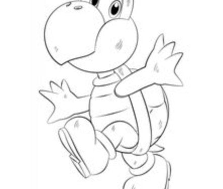 How to draw: Koopa Troopa