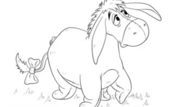 How to draw: Eeyore