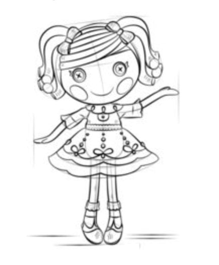How to draw: Lalaloopsy