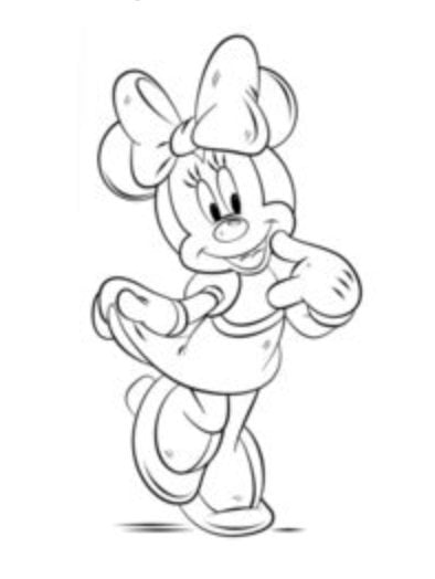 Jak narysować: Myszka Minnie