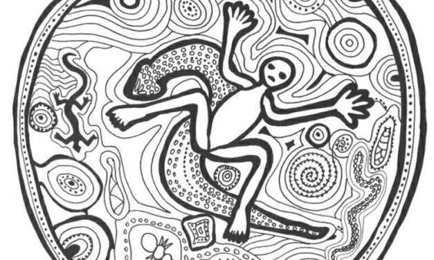 Coloriages pour adultes: Aborigène