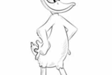 Zeichnen Tutorial: Daffy Duck