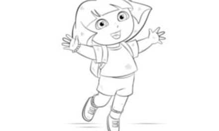 How to draw: Dora the Explorer