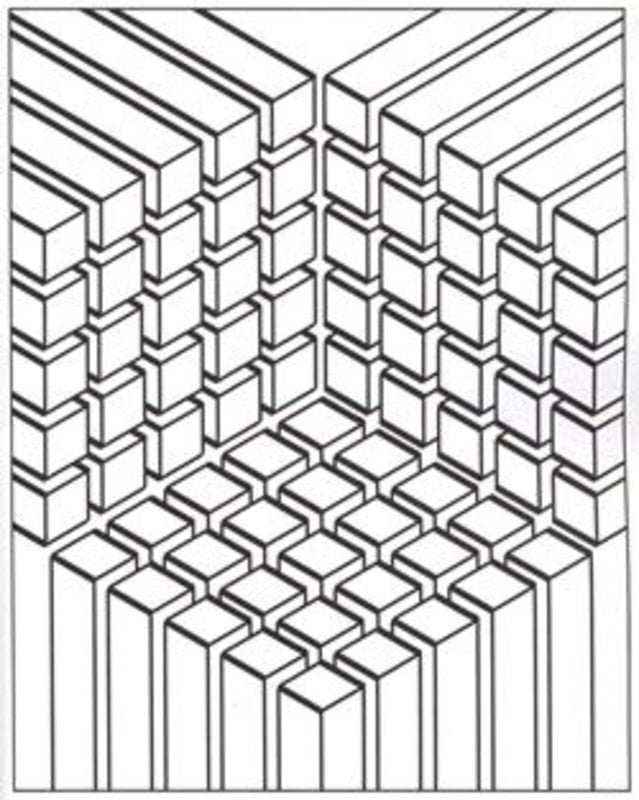 free visual illusion coloring pages